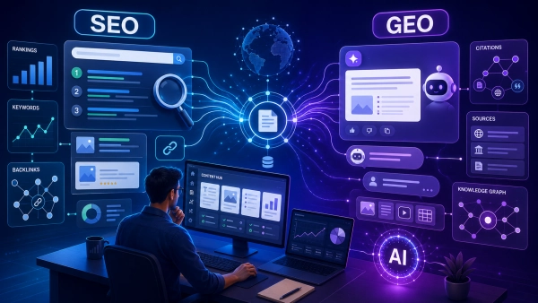 MUCHAs busquedas seo geo abstracto